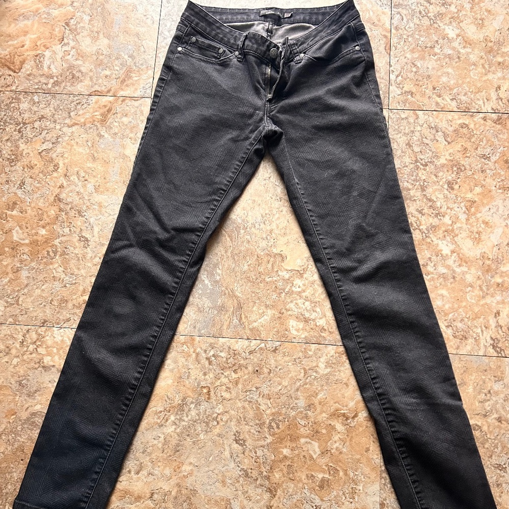 prAna pants 4/27 black/gray kayla jean